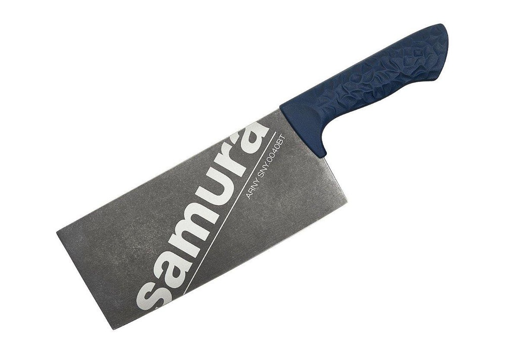 Samura ARNY Stonewash Asian Chef's knife 8.2" turquoise
