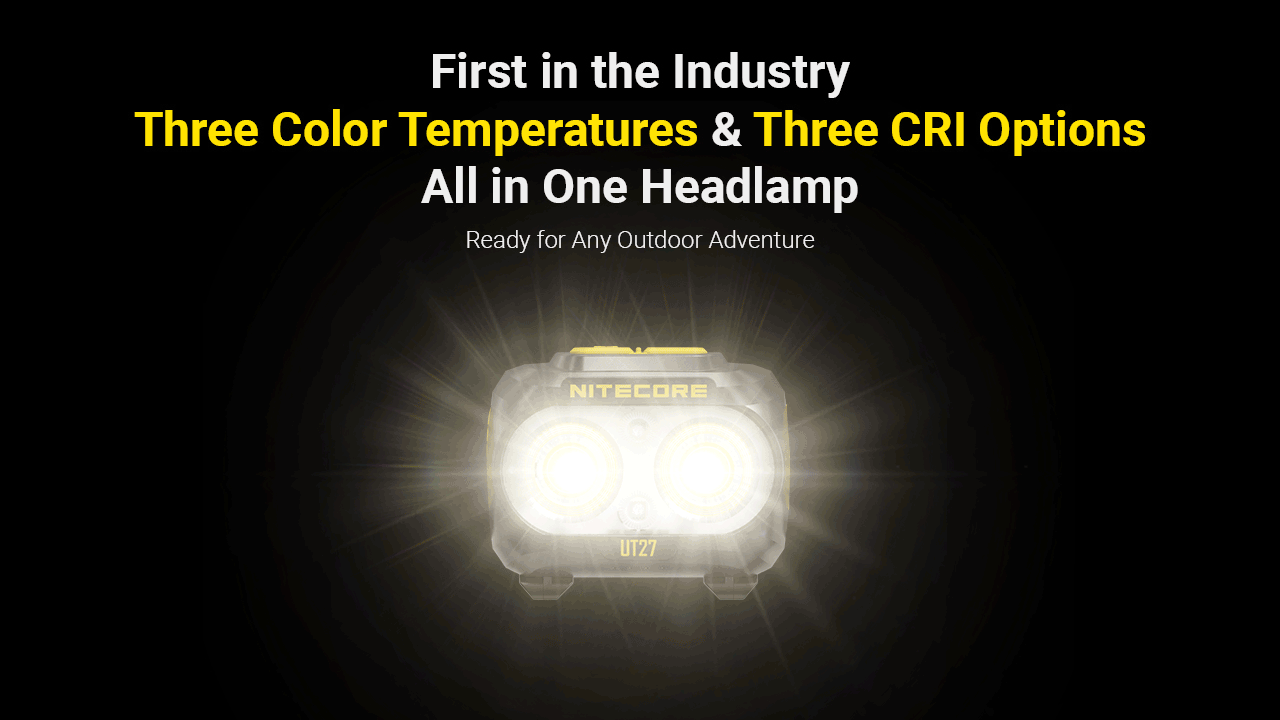 Nitecore Headlamp UT27 ( MCT ) - White