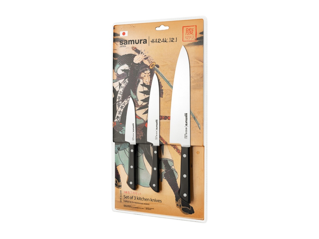 Samura HARAKIRI Set of 3 kitchen knives