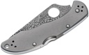 Spyderco Delica 4 Titanium Damascus