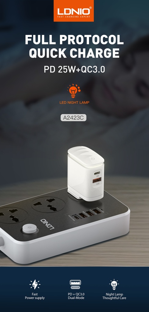 LDNIO HOME CHARGER A2423C