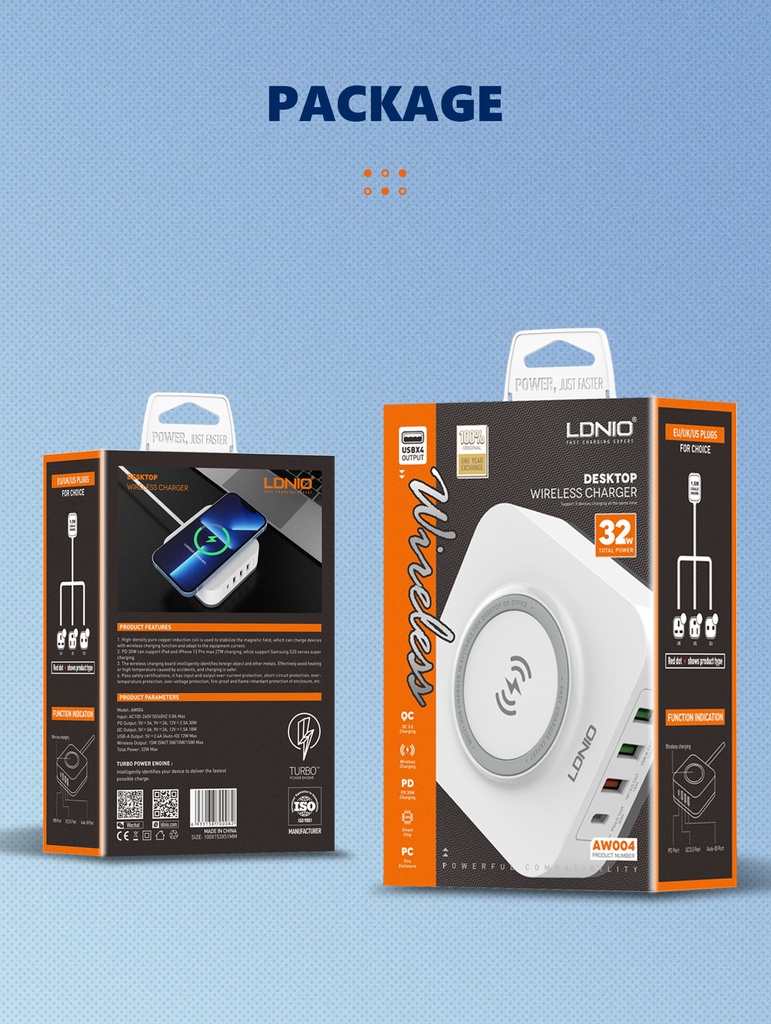 LDNIO Wireless Charger AW004