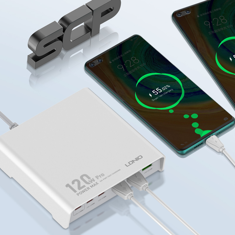LDNIO 120W Home Charger Q605