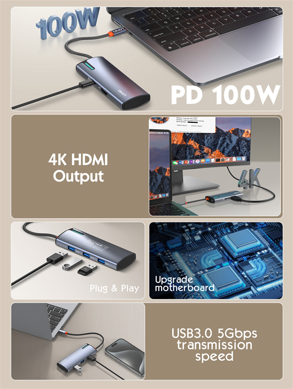 LDNIO HUB Adapter DS-15H