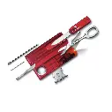Victorinox Swiss Card Lite in red transparent