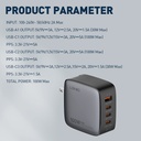 LDNIO 100W Home Charger Q408 - Gray
