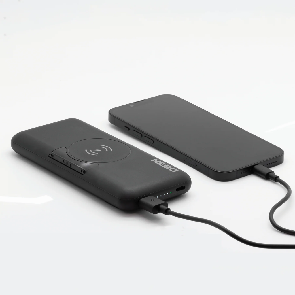 Nebo 10K Powerbank with Kickstand & wireless charging