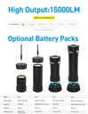 Divepro G15 15000Lumens G15-D