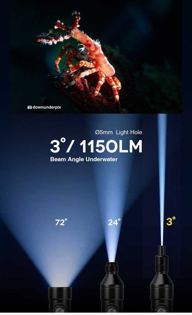 Divepro MP10 1150Lumens