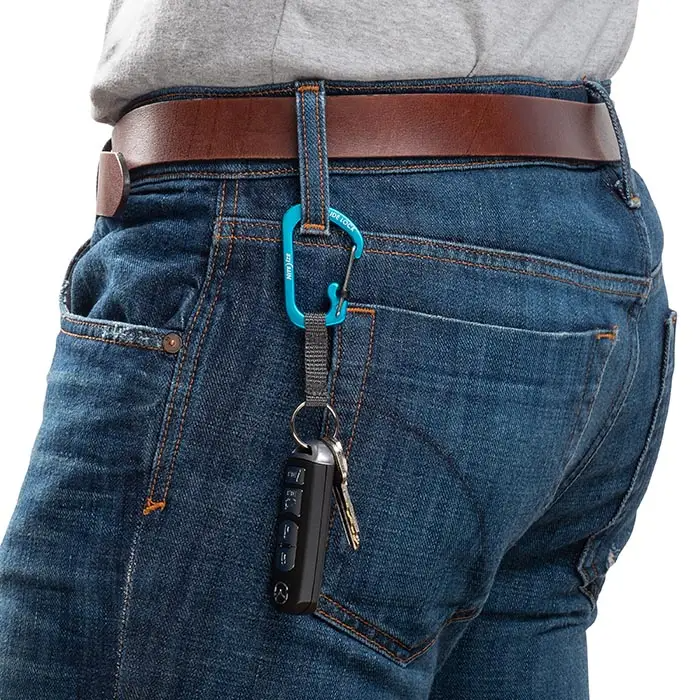 Nite Ize SLIDELOCK KEY RING ALUMINUM #3 - Blue