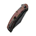 WE KNIFE Snick Flipper Knife Titanium & Wood Handle