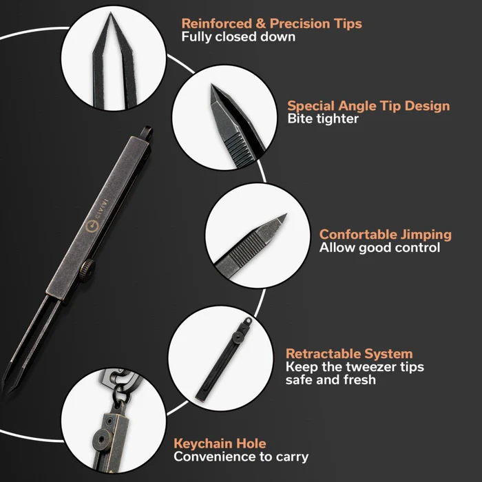 CIVIVI Tac-N-Tweeze Brass Handle