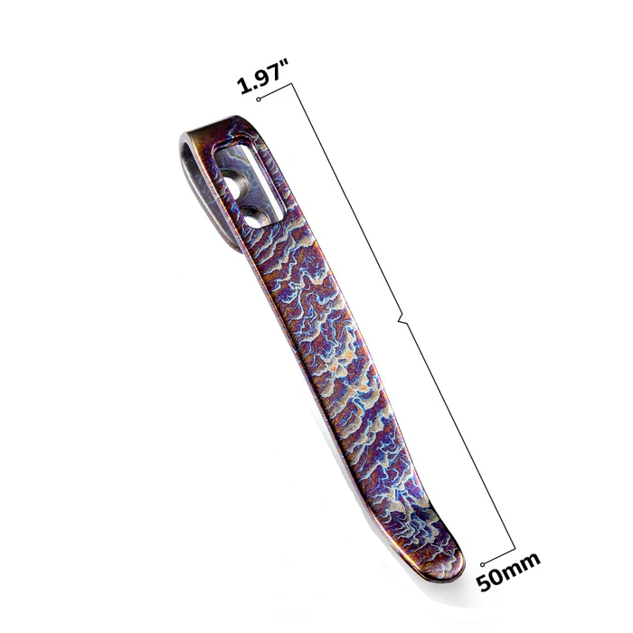 CIVIVI Flamed Titanium Pocket Clip 50MM