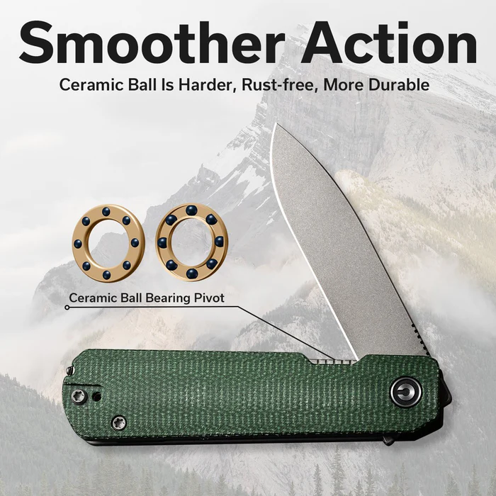 CIVIVI Stormhowl Flipper & Button Lock Knife Aluminum Handle (copy)