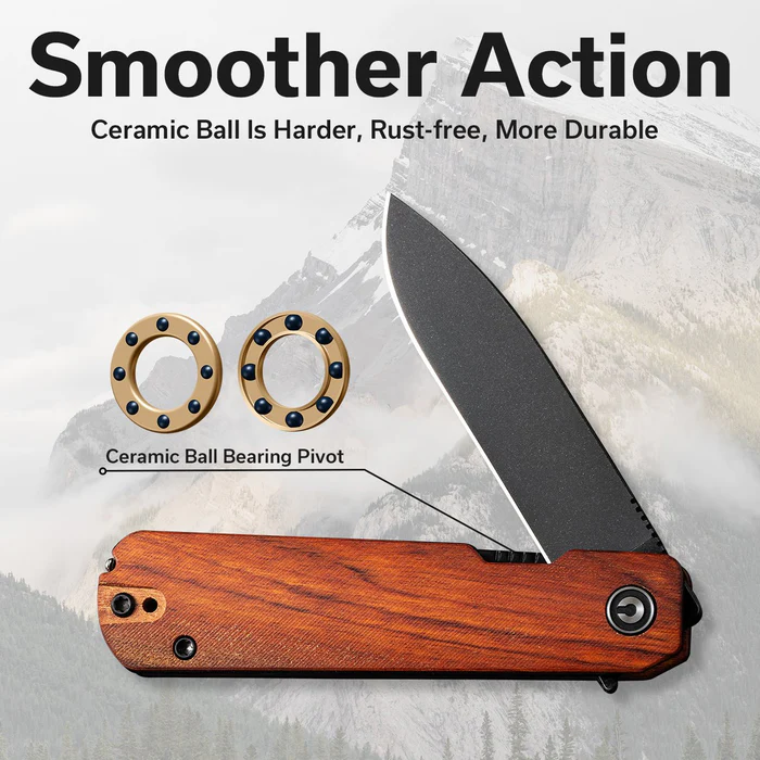 CIVIVI Stormhowl Flipper & Button Lock Knife Aluminum Handle (copy)