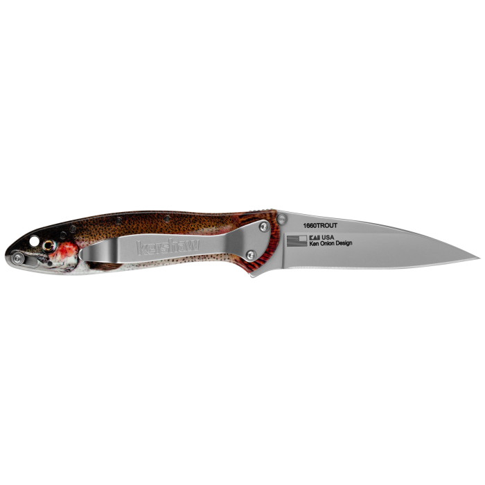 Kershaw LEEK - ALUM RAINBOW TROUT