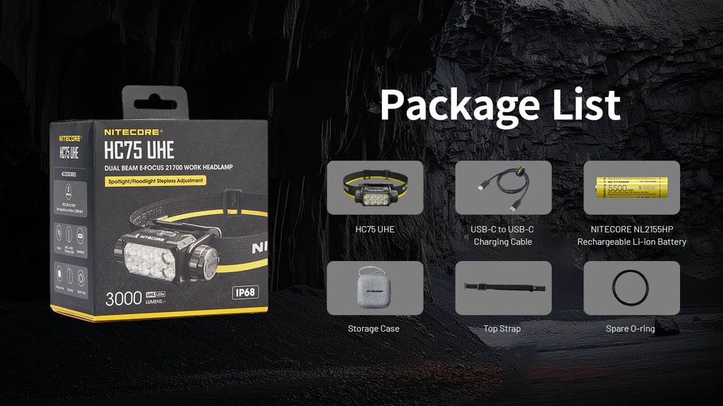 Nitecore HC75 UHE