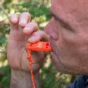 SOL Slim Rescue Howler Whistle, 2 Pack
