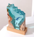 Resin LED Light Set Sea Shark Hammerhead Small 