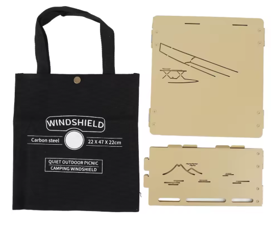Shine trip Camping windshield set Khaki