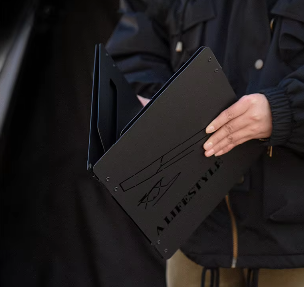 Shine trip Camping windshield set Black