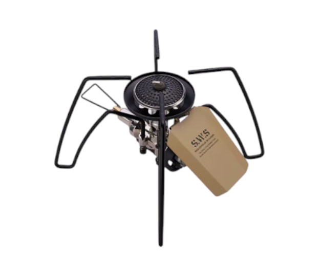 Wellhike Spider Stove Tan With Black Leather