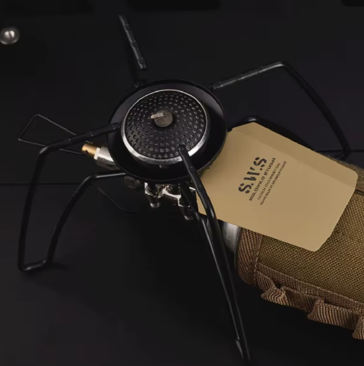 Wellhike Spider Stove Tan With Black Leather