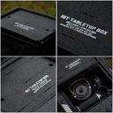 Wellhike IGT Table Tea Tray And Storage - Black