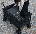 Shine trip Camping Trolley Black Wide Wheels 