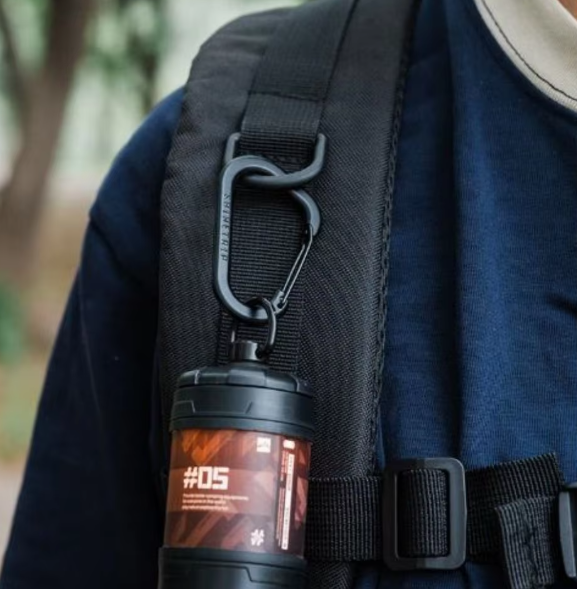 Shine trip tactical D Button-suit - Black