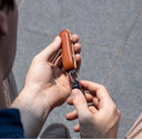 JIBBON - TITANIUM KEYRING