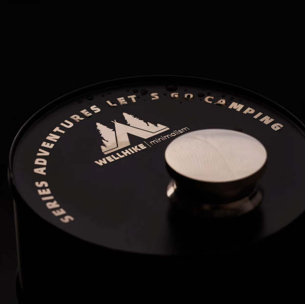 Wellhike Camping Flask - Black