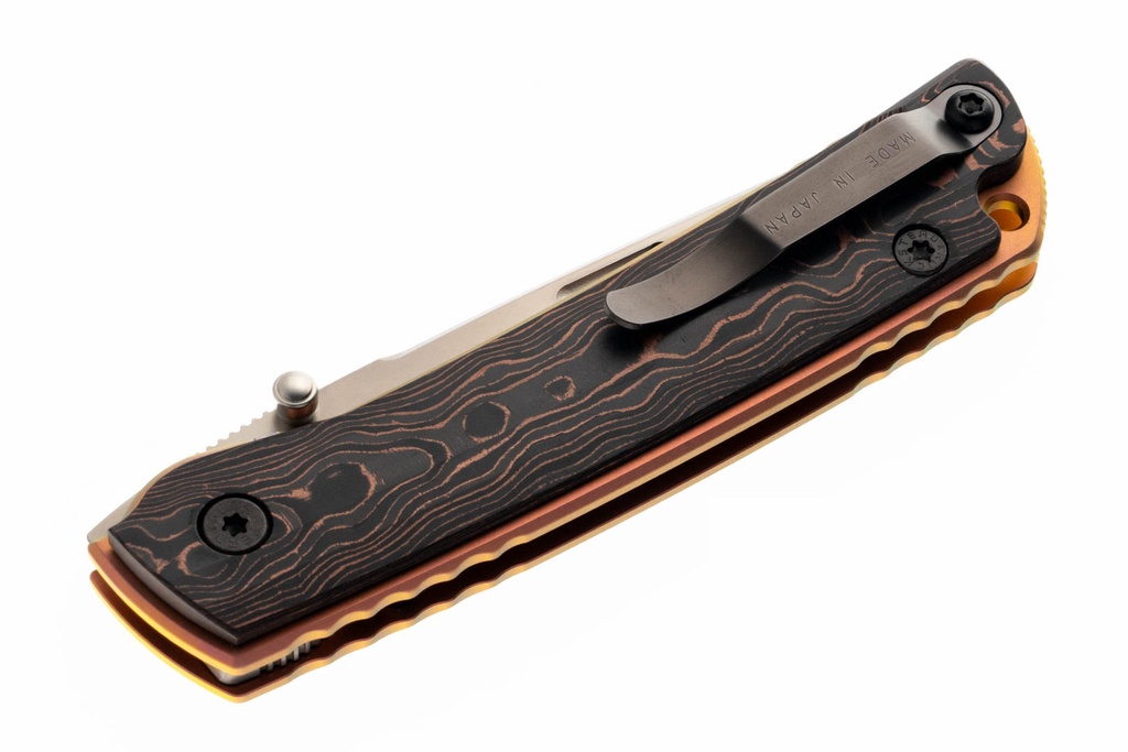 Higo II X-FCF - Camo Copper - ZDP-189 Clad by VG-10 Blade 