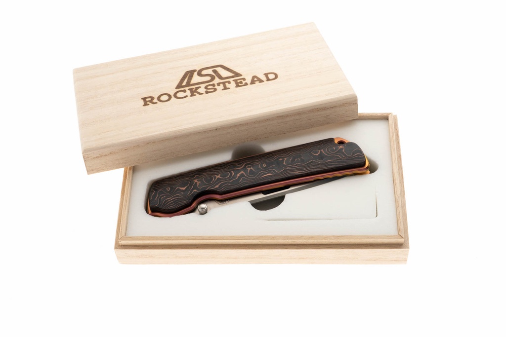 Higo II X-FCF - Camo Copper - ZDP-189 Clad by VG-10 Blade 