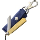 Higonokami SK Folder Brass Blue Sheath
