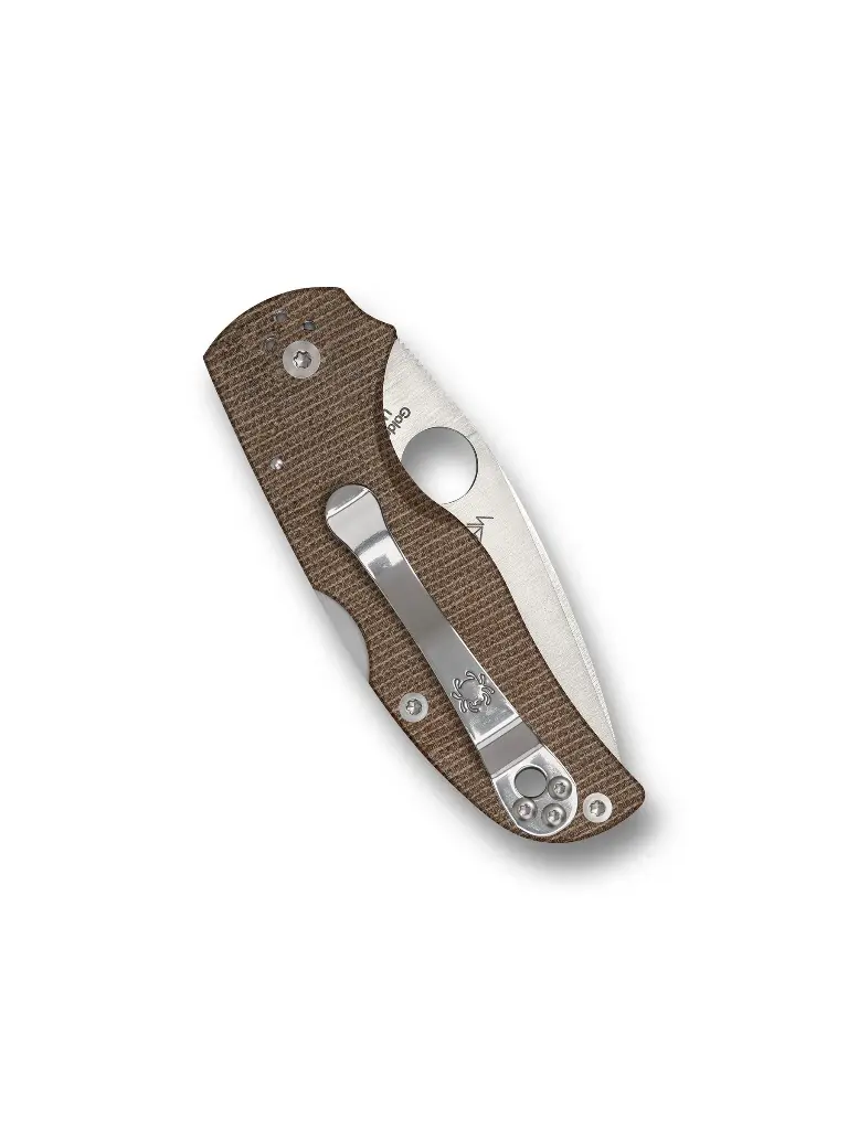 Spyderco Military 2 Brown G-10 CPM 15V Sprint Run