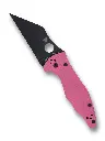 Spyderco Yojimbo 2 Pink G-10 Black Blade Sprint Run