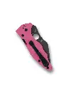 Spyderco Yojimbo 2 Pink G-10 Black Blade Sprint Run