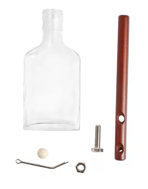 BRAIN PUZZLE GLASS BOTTLE