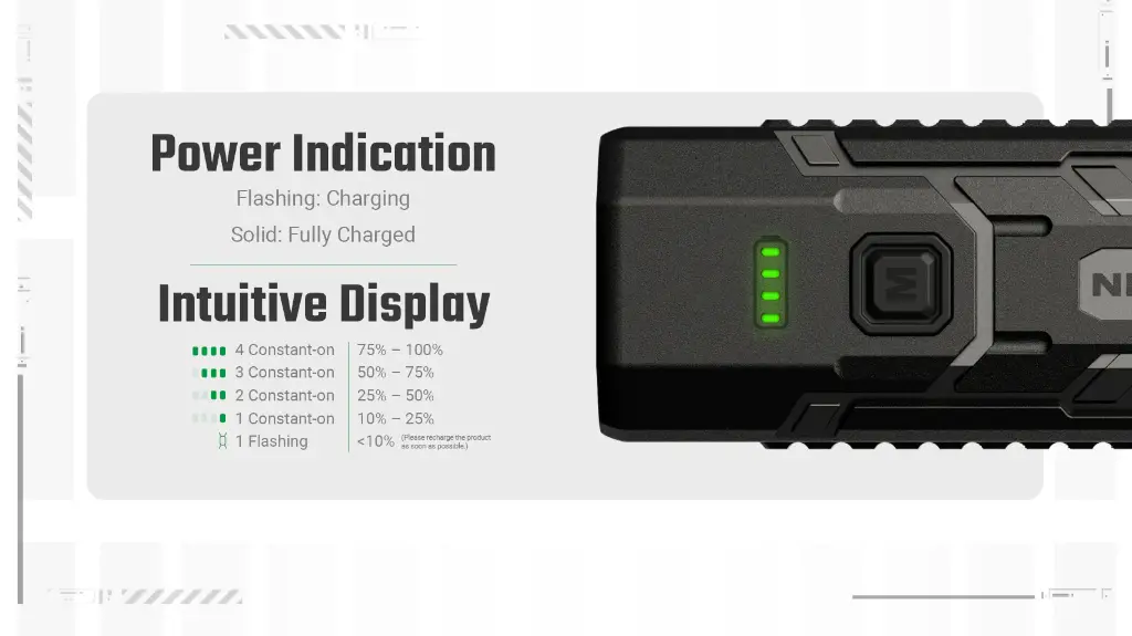 Nitecore Flashlight EDC07 - Black