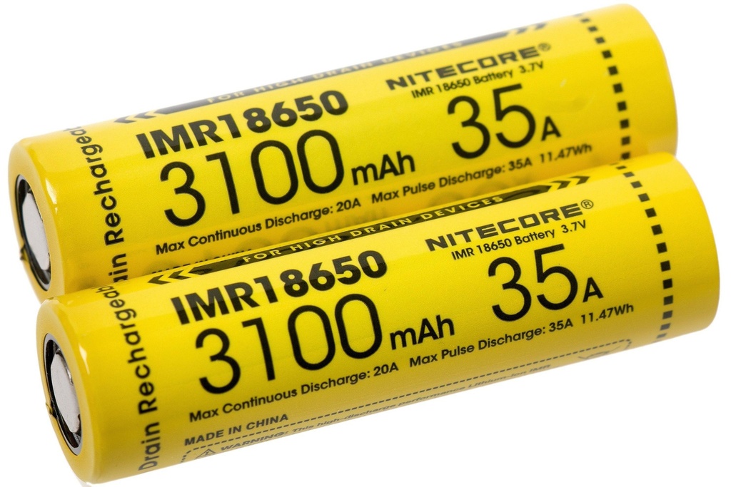 Nitecore Battery IMR18650 for TM28