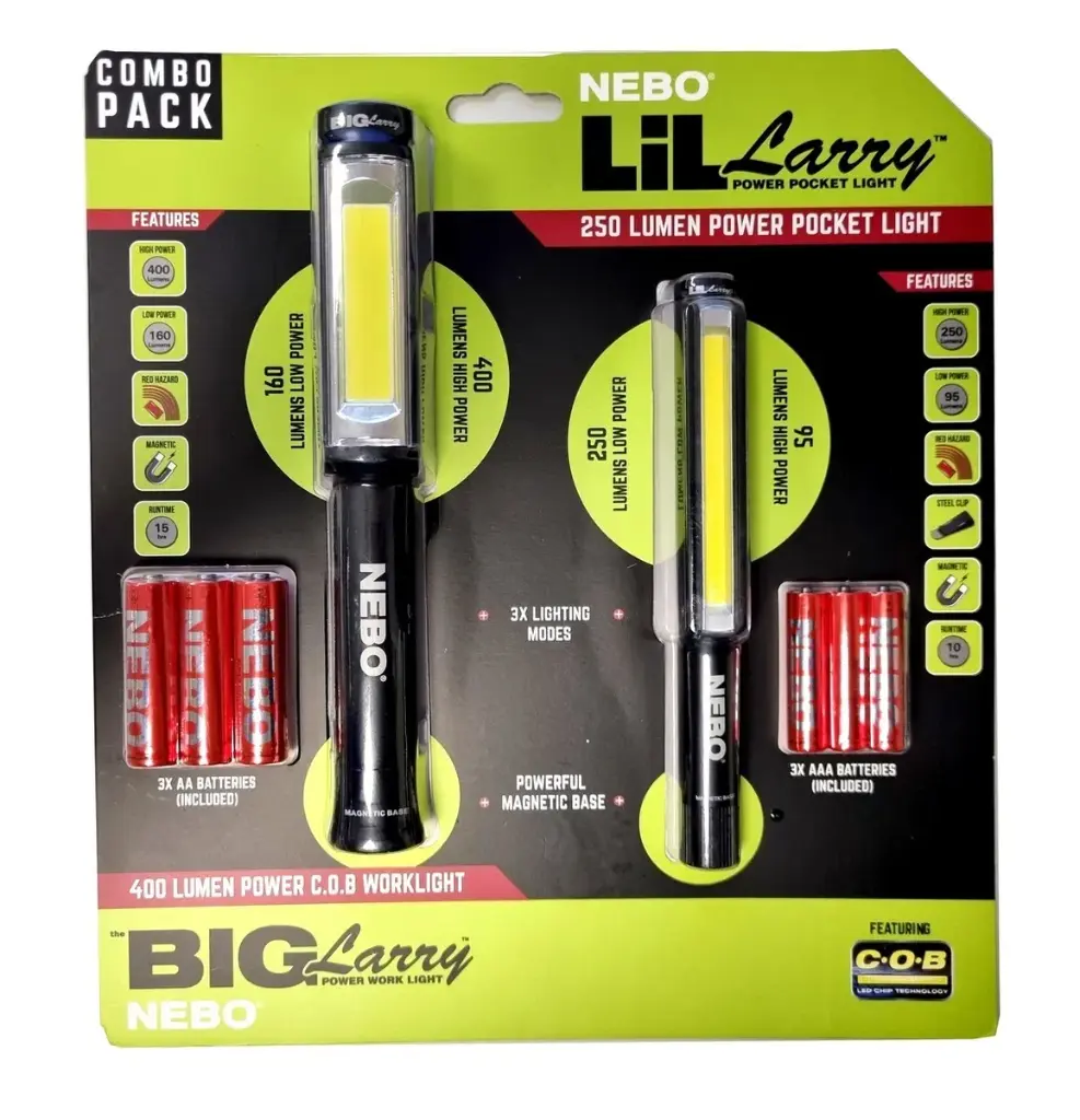 Nebo Big Larry / Lil Larry Combo Pack