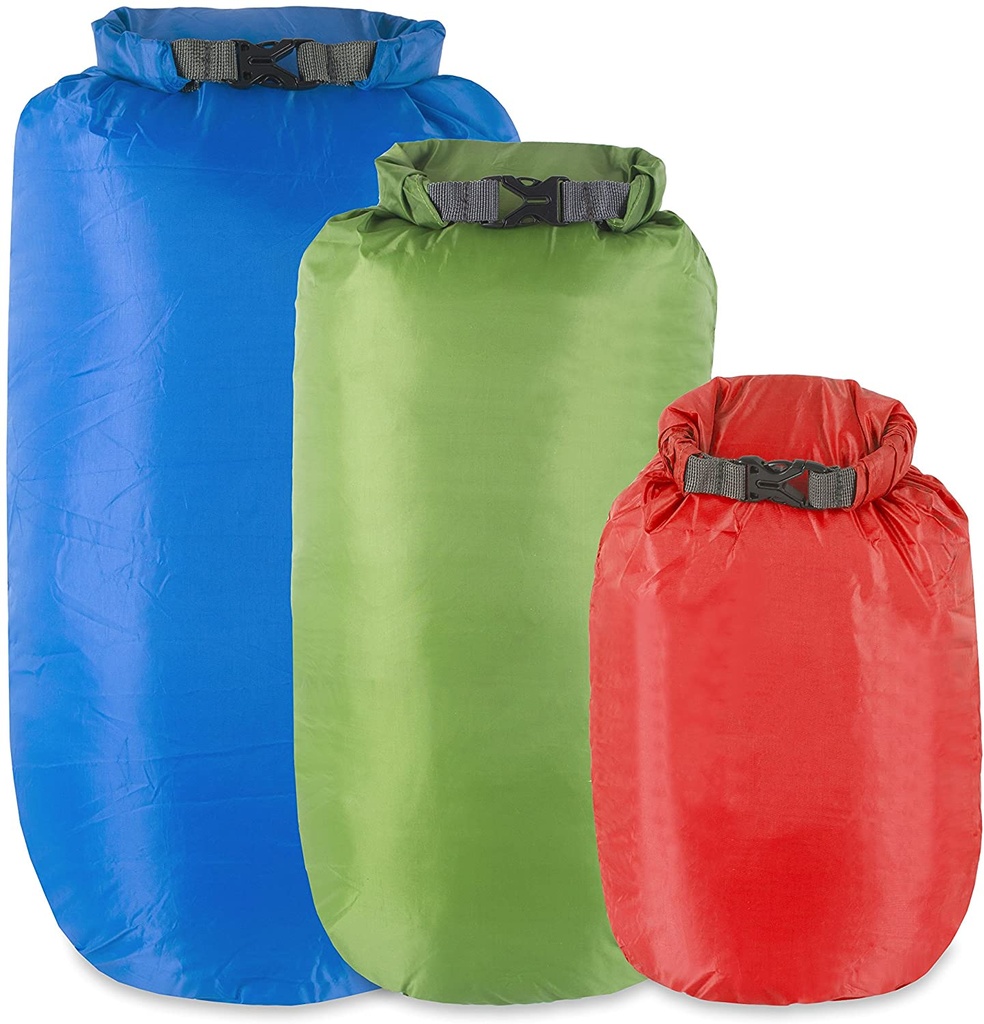 Life venture DriStore Roll Top Bags - 5, 10, 15L Multipack