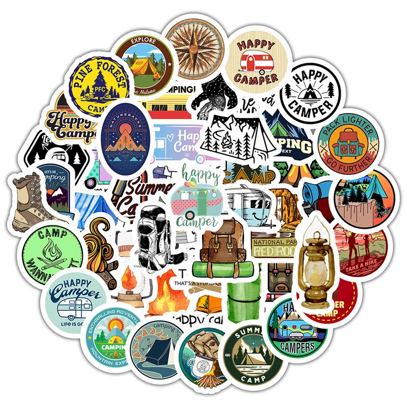 Camping Outdoor stickers