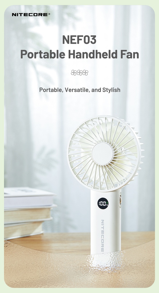 Nitecore Fan NEF03 - White