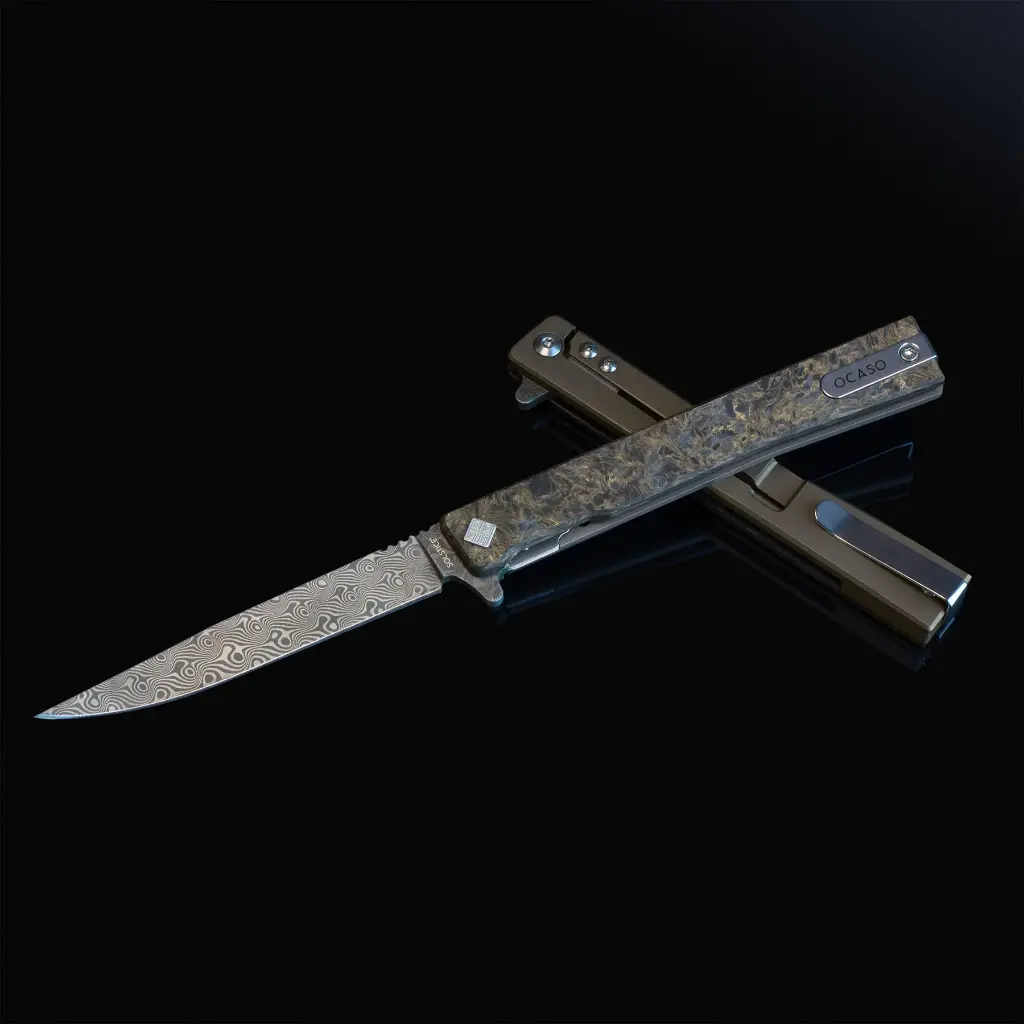 Ocaso Damascus Solstice - Dark Matter Red