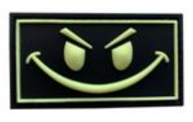 Tsno Big Evil Smiley - Glow in the Dark