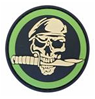 Tsno Skull & Knife  PVC Patch