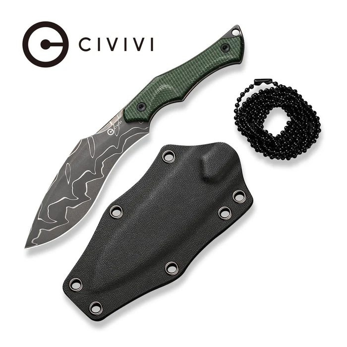 CIVIVI Vaquita II Fixed Blade Knife Micarta Handle