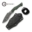 CIVIVI Vaquita II Fixed Blade Knife Micarta Handle